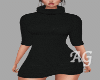 Afro Black Sweater Dress