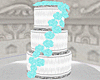 3 Tier Wedding Cake Blue