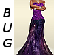 Sparkle Top Gown Purple