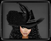 Miss Pirate Hat Black