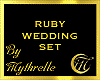 RUBY WEDDING SET