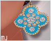 Blue Clove Earings