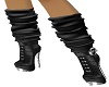BLACK SOCK BOOTS