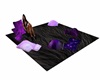 Rug Purple with poses