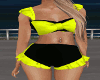 Black/Yellow Preg Bikini