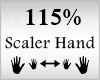 Scaler Hand 115%