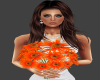 Orange Daisy Wed Bouquet
