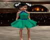 Green Flowergirl Dress