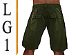 LG1 Army Green Shorts