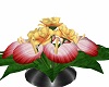 Steel Vased Flowers 1