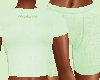 Mint Green Shorts Set