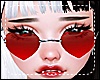 *Y* Heart Glasses - Red