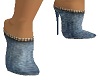 DENIM BOHO MULES