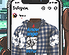 Tears Flannel Shirt Blue