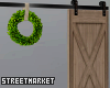 Doors w/ Wreath