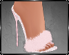 Fur High Heels Pink