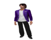 DK BLUE JACKET AND SHIRT