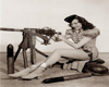 (KD)Vintage Girl and Gun