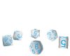 White Teal Dice