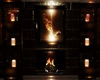 elegant wall fireplace