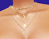 Multy Necklaces Gold