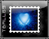 Blue Heart Stamp