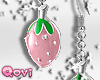 Pink Strawberry Earrings
