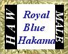 Royal Blue Hakama - M
