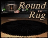 Round Rug - Black