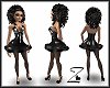Z Booty Mini Dress Black