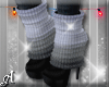 Snow Blue Short Boots