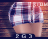 2G3. Plaid Skirt XTBM