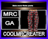 Male snow flake pants