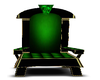 Emerald Single Throne