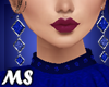 MS Secretary EarringBlue