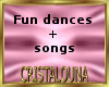 3 fun dances + songs FM