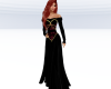 Black & Rose Gown