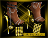 Gold Diva Heels