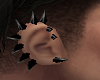 Black Spike Earrings