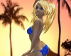 !S!Blue Halter Bikini