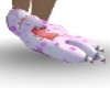 Pink plushie shoes M