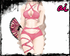 TJ Choco pink bikini
