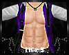 ~Purple Open w/Tie~