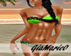 g;retro green bikini