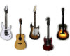 Wall Display 5 Guitars