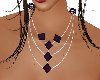 Deep purple necklace