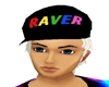*R* Raver Hat Plat. Hair