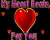 my heartbeats  fore you