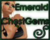 Emerald Chest Piercing