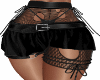 Fishnet + mini skirt blk